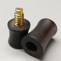 롱고니 큣대 당구 포켓볼 조인트 프로텍터 에보니 로즈 우드 ABS 레이디 얼 핀 5/16-14 3/8-11 3/8-10 물결 모양 Uni-Loc 캡 액세서리, [05] 3-8-11 Ebony