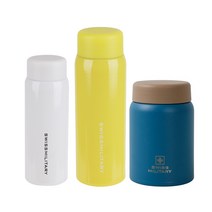 보온 보냉 스텐 미니 도시락 죽통 이유식 국통 텀블러 직장인 학생, 미니죽통 (블루) 280ml
