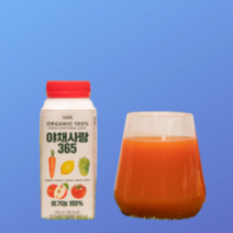 비락 유기농100% 야채사랑365 190ml 24개