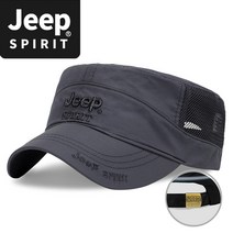 JEEP SPIRIT 캐주얼 플랫 모자 CA0020 + 정품 인증 스티커