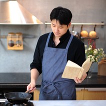 유니언즈 자체디자인 10종 앞치마 린넨앞치마 어린이집 바리스타 원피스형 빅사이즈 카페 공방 주방 쉬폰 남자 여름 데님 식당 예쁜앞치마, 5.X형 스트라이프 롱앞치마, 네이비