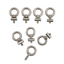 차박 세차용 접이식발판 카라반발판 스테인레스 스틸 차양 레일 스토퍼 6mm 정지 모터홈 캠핑 밴 캐러밴 자동차 액세서리 슬립 링 나사 2-8 개, [04] 8PCS