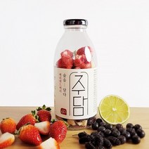 주담 오디 아로니아주 만들기 딸기 담금주 키트, 선물상자+쇼핑백