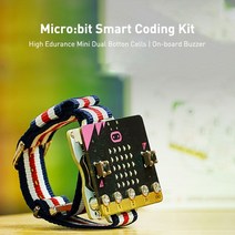 로 비트 스마트 코딩 키트 교육용 DIY 프로그래밍 시계 웨어러블 장치 확장 바 스크래치 3.0, [02] With Microbit