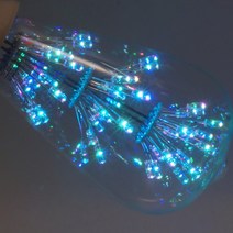 세운상사 눈꽃조명 RGB 색변환 2.1w / e26led 컬러전구 에디슨전구 포인트조명 파티라이트