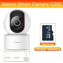 애견모니터 베이비모니터 무선cctv 샤오미-IP 미니 360 ° 카메라 C200 / 글로벌 버전 HD 와이파이 나이트, 02 C200 N 32GB