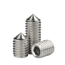 M3M4M5 M6M8 M10 육각 소켓 세트 그럽 알렌 컵 나사 미터법 스프링 플런저, 콘 포인트 나사_10mm5개_M3