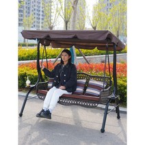 야외 그네 야외그네 흔들 의자 흔들의자 펜션 가평 순천 강화도 강릉, G. 블랙 + 차양