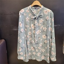 [탑이슈] 꾸즈 NC05 리본물실크브라우스 CCp115b1