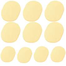 천연 해면 스펀지 세안퍼프 [개별opp포장] 15mm, 10개, 옐로우