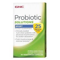 GNC Probiotic Soultions Sport 25B CFU 지엔씨 프로바이오틱 솔루션 스포츠 250억 CFU 30베지캡슐