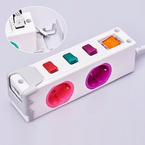 티앤씨 옆으로 디자인 멀태탭 2 USB 개별 멀티콘센트 2구 3구 4구 5구 6구 멀티탭, 옆으로 디자인멀티탭 3구 5.0M