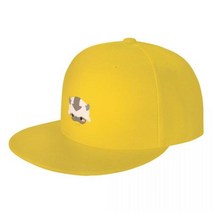 야구 모자 캡 무지 여름 스냅 백 Appa 스티커 신사 남성용 여성용, Yellow