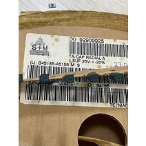 슈퍼캐패시터 1.5uF 20% 25V 커패시터 B45185A5155M9 1 개, [01] 1.5 미크로포맷, 1개