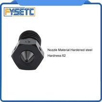 플리스 3D프린터부품 고품질 경화강 V6 노즐 금형 부식 방지 압출기 나사 엔더 3 용 1.75mm 0.3mm, 04 0.35mm