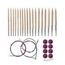 Knit Picks 스퀘어 우드 뜨개바늘 세트 포스퀘어, Sunstruck