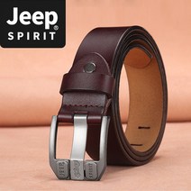 JEEP SPIRIT 비지니스 캐주얼 소가죽 벨트 BT0357