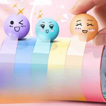 야광 찐득볼 끈끈이 말랑이 볼 만들기 장난감 마카롱