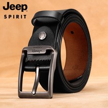 JEEP SPIRIT 100% 소가죽 비지니스 캐주얼 벨트 BT0345 + 정품 인증 스티커