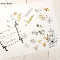 D.I.Y 필수 악세사리 부자재 모음/O링 T핀 9핀 랍스터고리/금속 부자재, O링5mm, 니켈