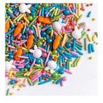 Sweets Indeed 홈베이킹 토끼 스프링클 믹스 170g Easter Sprinkle Mix Cake Funny Bunny