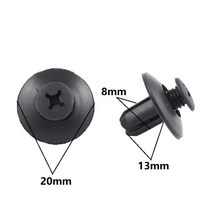 bmw 자동차 리벳 패스너 KE LI MI-펜더 플레이트 트림 도어 패널 플라스틱 나사 푸시 유형 확장 리벳 8mm, 170호