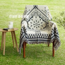 헤링본 차박담요 캠핑 블랭킷 야외 블랑켓 인디언 에스닉 감성 러그, 다이아 그레이, 180x340(+13000원)