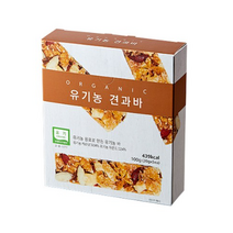유기농 견과바, 20g, 10개