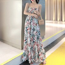 스트릿살롱 릴리 끈나시 롱원피스