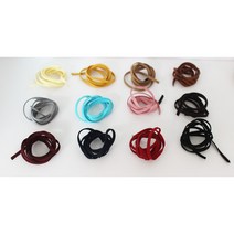 샤무드 끈 5mm 12컬러 3마1세트, 9.다크브라운