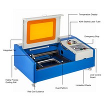 CNC 레이저 커터 Co2 조각기 K40 USB 인터페이스 업그레이드 목재 아크릴용 40W 300x200mm CorelDraw, 한개옵션0