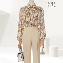 윈(une)더블플라운스럭셔리블라우스