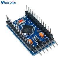 5PCS 프로 미니 Atmega328 3.3V 8Mhz 보드 모듈 Arduino 나노 328 ATMEGA328P-AU 컨트롤러 용 핀 교체, 한개옵션0