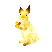 달 토끼 조형물 반달조형물 대형 반달 토끼 조명 LED, 20cm 달빛 램프에 전기 연결