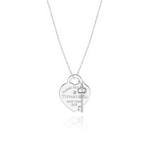 [티파니앤코] 69683959 여성 목걸이 미디움 리턴투 하트 다이아몬드 키 실버 명품