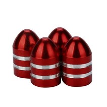 es) 4pcs 자동차 자동 휠 타이어 밸브 스템 캡 먼지 커버 바이크 오토바이 자전거 밀폐 BMW 미니 쿠퍼 르노 마쓰다 도요타, [03] 빨간
