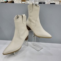 탠디 120518 여자 세미 앵글부츠 여성 소가죽 5CM 웨스턴 부츠