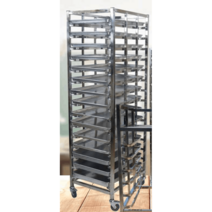 베이킹건조대 트레이 선반 호텔 15단 잔반처리대 보관, 15단 아크릴 폐쇄 튜브