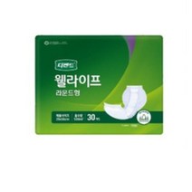 유한킴벌리 남녀공용 디펜드 속 기저귀 라운드형 성인기저귀/패드 대형, 30개입, 5개