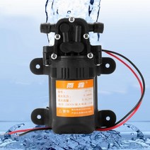 농사용 펌프 농업용 전기 워터 펌프 소형 고압 다이어프램 분무기 휴대용 세차 DC 12V 70PSI 3.5L/min 블랙, 01 Black