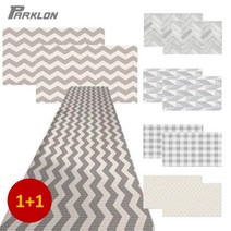 1+1 아기복도매트 롤매트 강아지미끄럼방지매트 놀이방매트, 상세페이지 참조, 상세페이지 참조, 03_헤링본우드 (2장)
