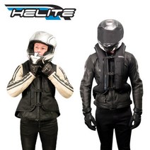 HELITE 헤라이트 스마트 에어백 E-TURTLE 이터틀 무선 에어백 조끼, 블랙, M
