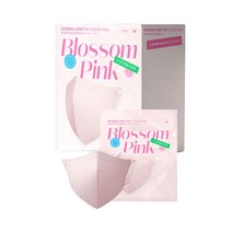 아이테라 숨쉬기 편한 여름 컬러 새부리형 V라인 마스크 중형 블라썸핑크 25매, 25매입, 블라썸핑크(M)