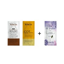 [와칸공식판매] 와칸 리테일 제품 체험 이벤트 (샴푸+트리트먼트+오일 50일분), No.1 (플로럴 향) [힐링+COT+No.1]