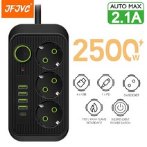 고용량 usb 멀티탭 ac 콘센트 multitap socket extension cord electric power strip with usb type c 5구 6구 c타입