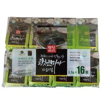 광천미가 도시락파래김 3.5g*16봉) 조미김 파래김