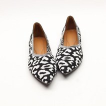 마롱패션 여성 호피무늬 플랫 슈즈 단화 99115 구두 로퍼 정장