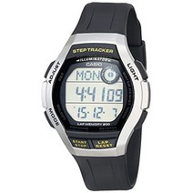 Casio Mens Quartz Fitness Watch with Resin Strap Black 23.77 (Model: WS-2000H-1A2VCF)