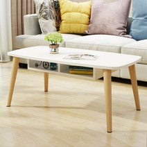 에이원스토어 사각 거실테이블 1200, 서랍화이트