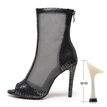 스포츠댄스화 라틴댄스화 살사화 탱고화 라틴댄스슈즈 살사슈즈 탱고슈즈여성 하이 탑 댄스 부츠 블랙 샤이닝 볼룸 살사 댄스 슈즈 여성용 하이힐 탱고 파티용 모던 댄스 슈즈